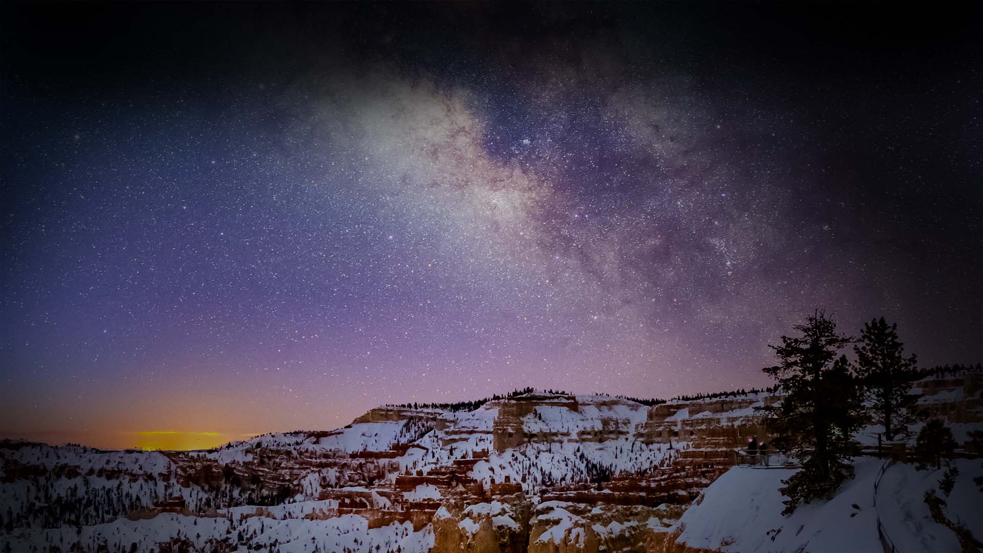 Milky Way over Bryce Canyon, Utah