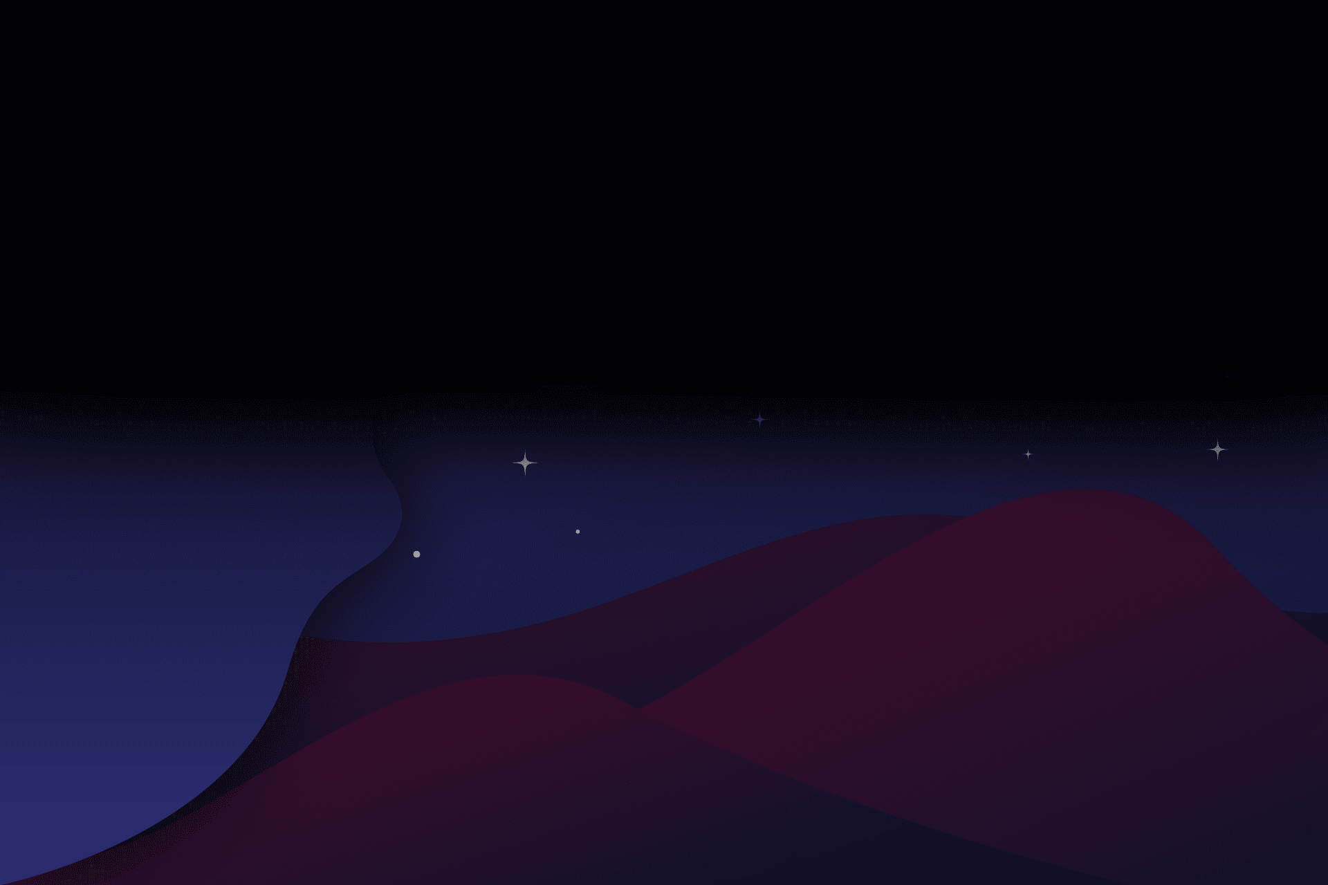 night desert backdrop