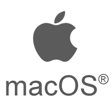 Mac OS Logo with Apple symbol